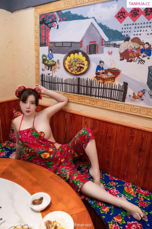 王格 王婉悠 [XiuRen]高清写真图 2023.01.12 No.6121 王婉悠Queen 布兜美臀第23张图片